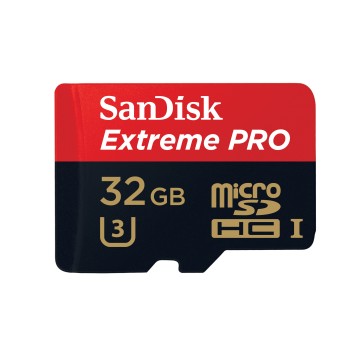 Sandisk 32GB microSDHC Extreme Pro UHS1 U3 mit SD-Adapter