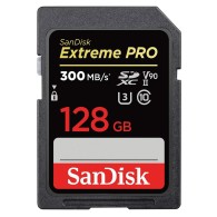 Sandisk 128GB SDHC-Karte EXTREME PRO 300MB/S UHS-II U3 Class10 V90 Black Sale