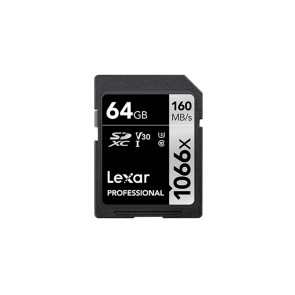 LEXAR 64GB SDXC PROFESSIONAL 1066x Silver Series